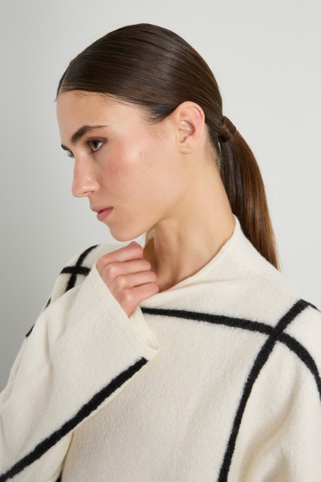 Suéter de pura lana hervida