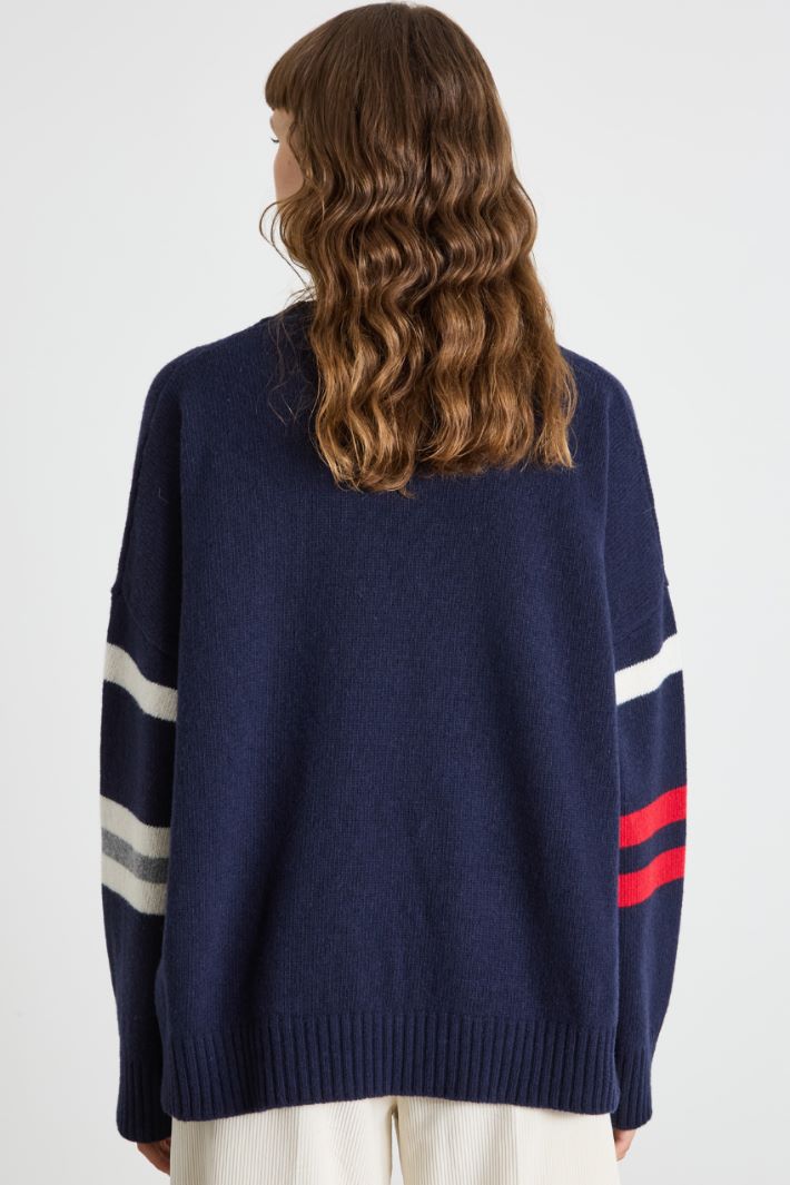 Inlaid sweater Intrend - 4