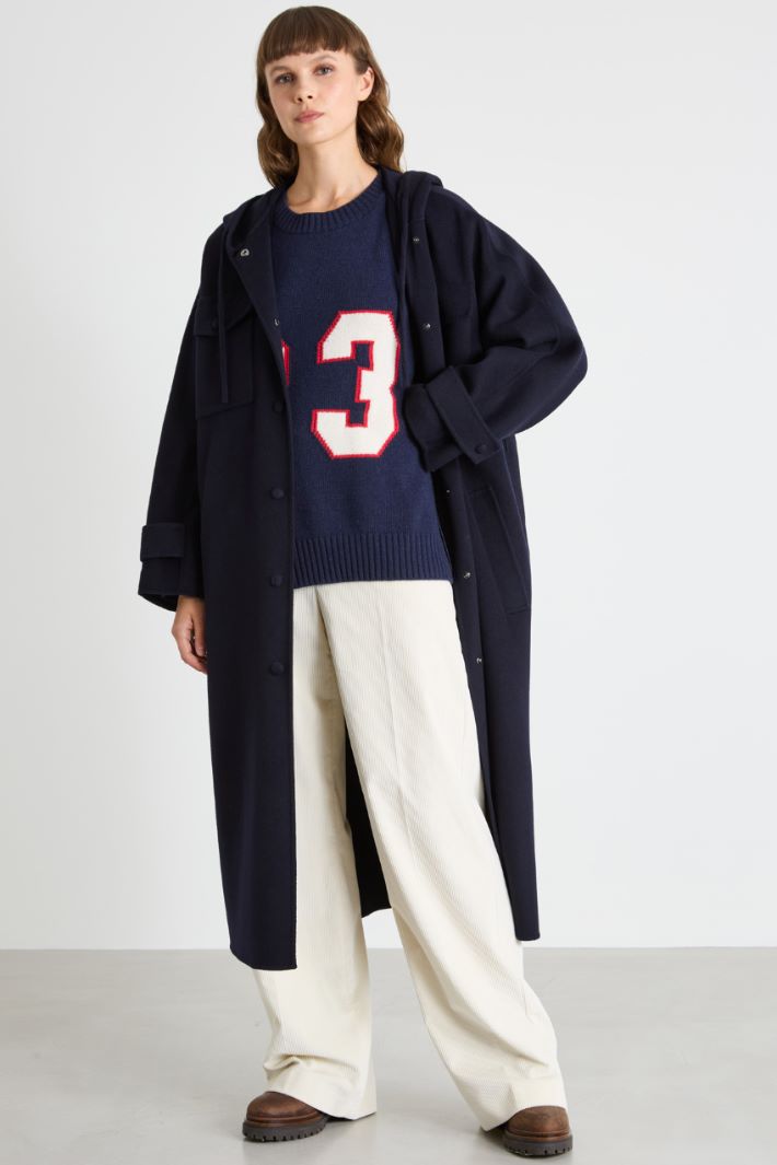 Inlaid sweater Intrend