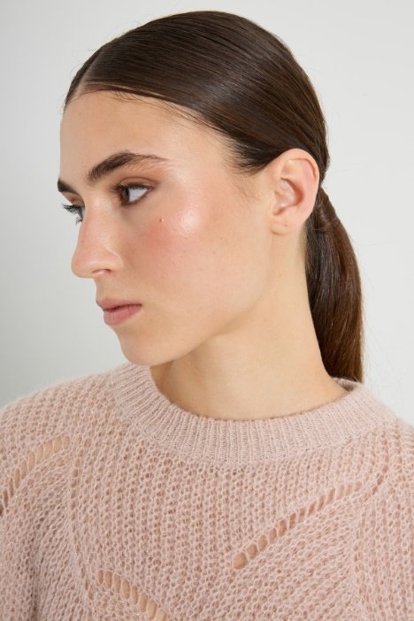 Maglia lamè in alpaca