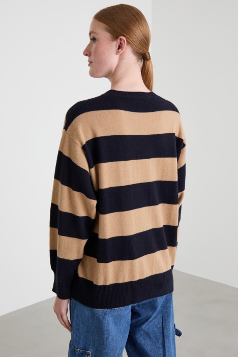 Maglia oversize lana e cashmere