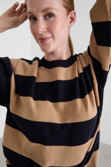 Maglia oversize lana e cashmere