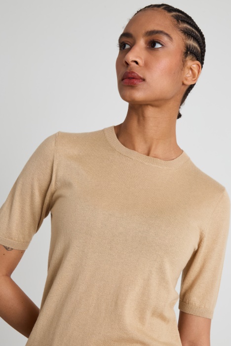 Jersey fino de seda y cachemira