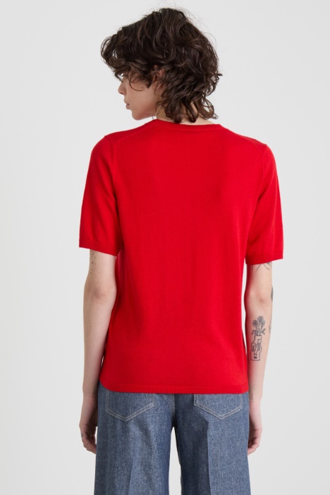 Maglia in seta e cashmere