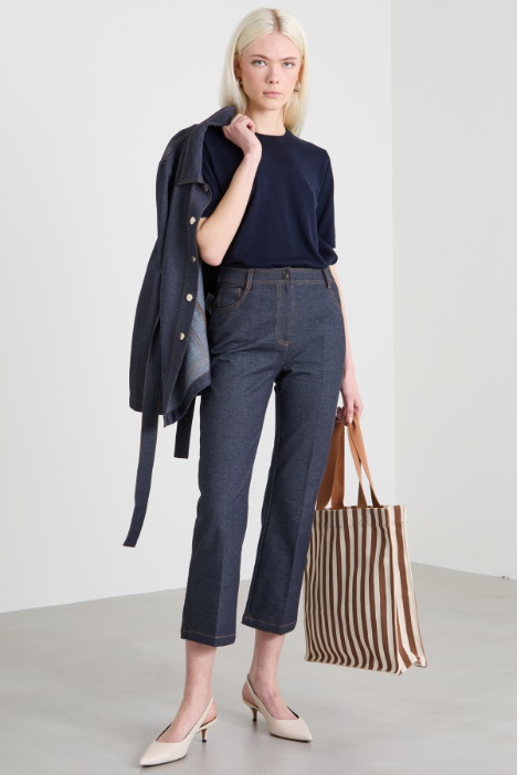Silk and cashmere fine sweater Intrend