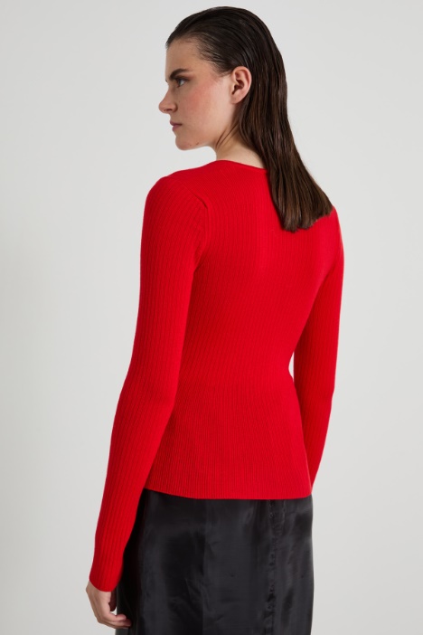 Maglia in cashmere e seta
