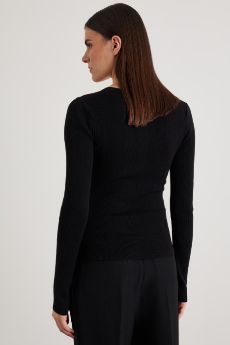 Maglia in cashmere e seta