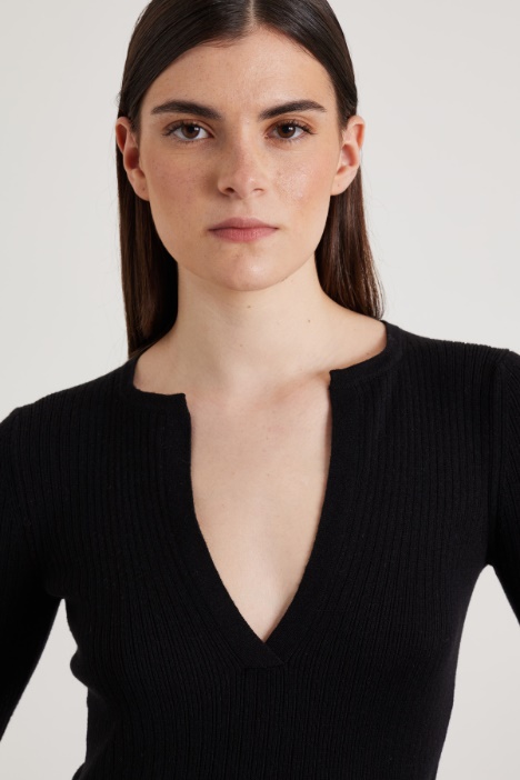 Maglia in cashmere e seta