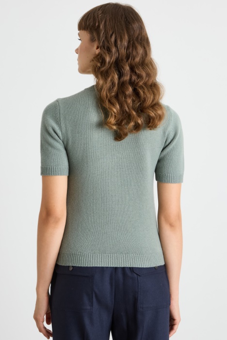 Suéter de manga corta