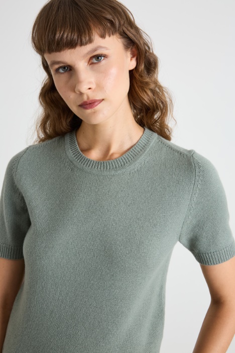 Suéter de manga corta