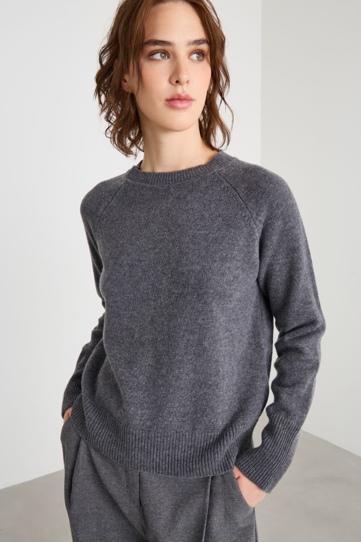 Raglan sleeve sweater Intrend - 2
