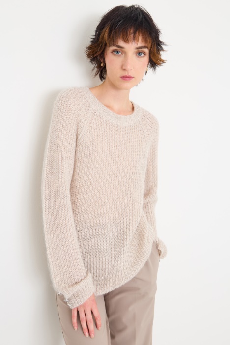 Maglia con micro paillettes Intrend