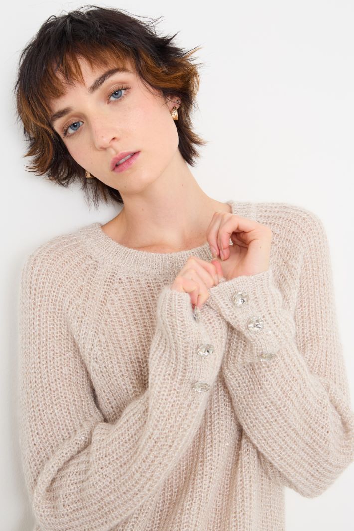Micro-sequin sweater Intrend - 4
