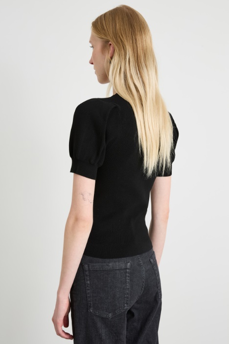 Suéter de manga corta