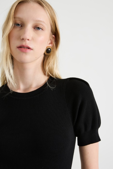 Suéter de manga corta