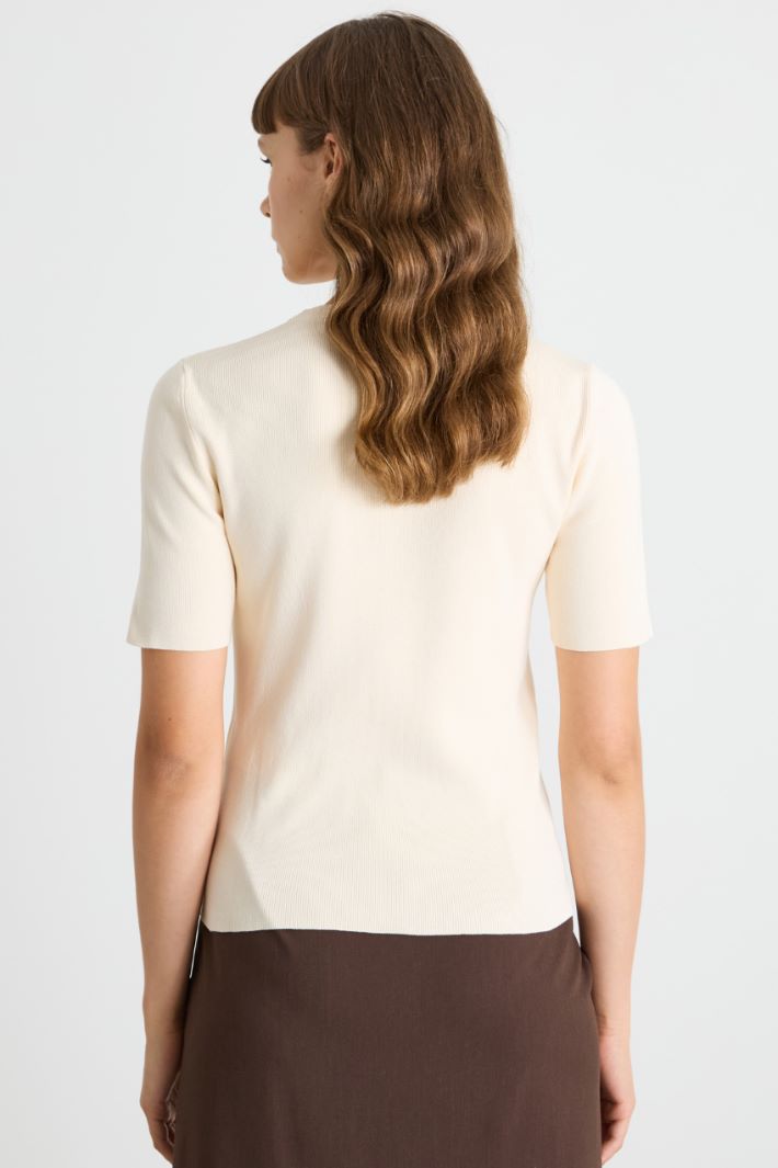 Ribbed sweater Intrend - 4