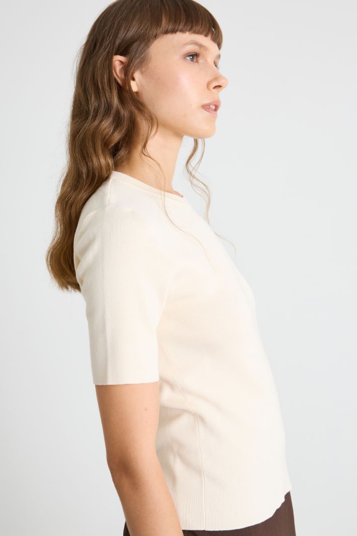 Ribbed sweater Intrend - 3
