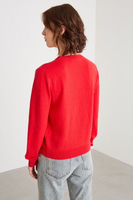 Maglia con scollo a giro