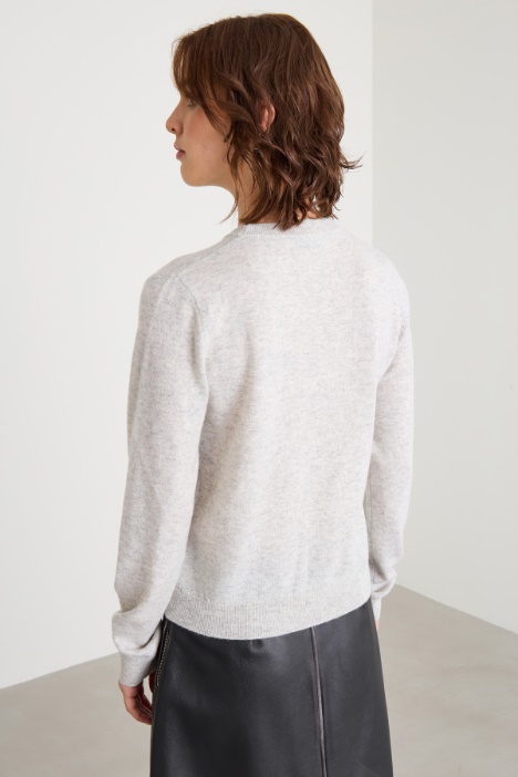 Suéter de cuello redondo