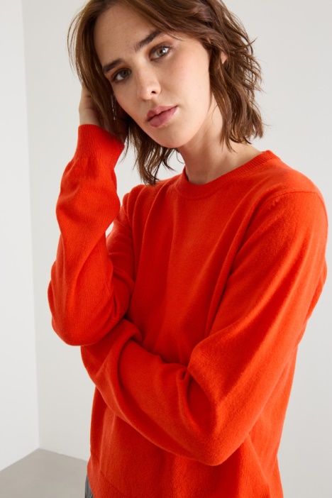 Maglia con scollo a giro