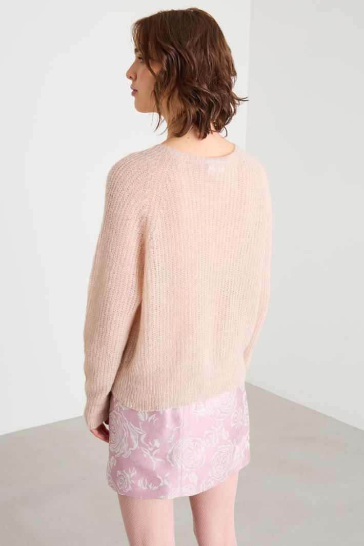 Ribbed sweater Intrend - 4