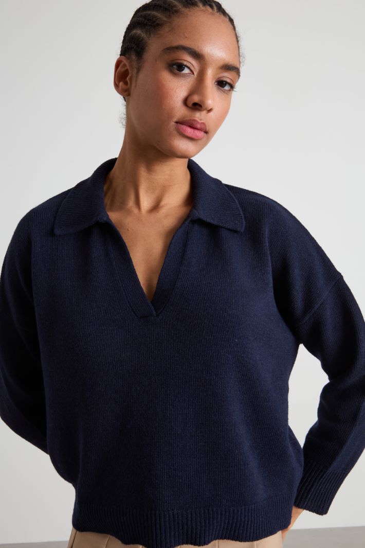 Polo-style sweater Intrend - 4