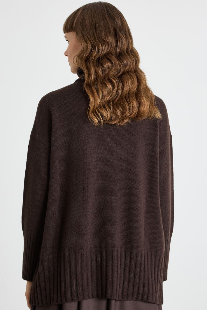 Oversized sweater with slits Intrend - 4
