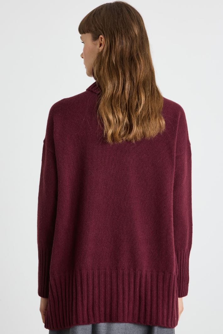 Oversized sweater with slits Intrend - 4