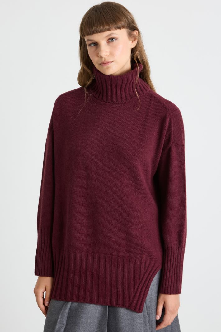 Oversized sweater with slits Intrend - 2