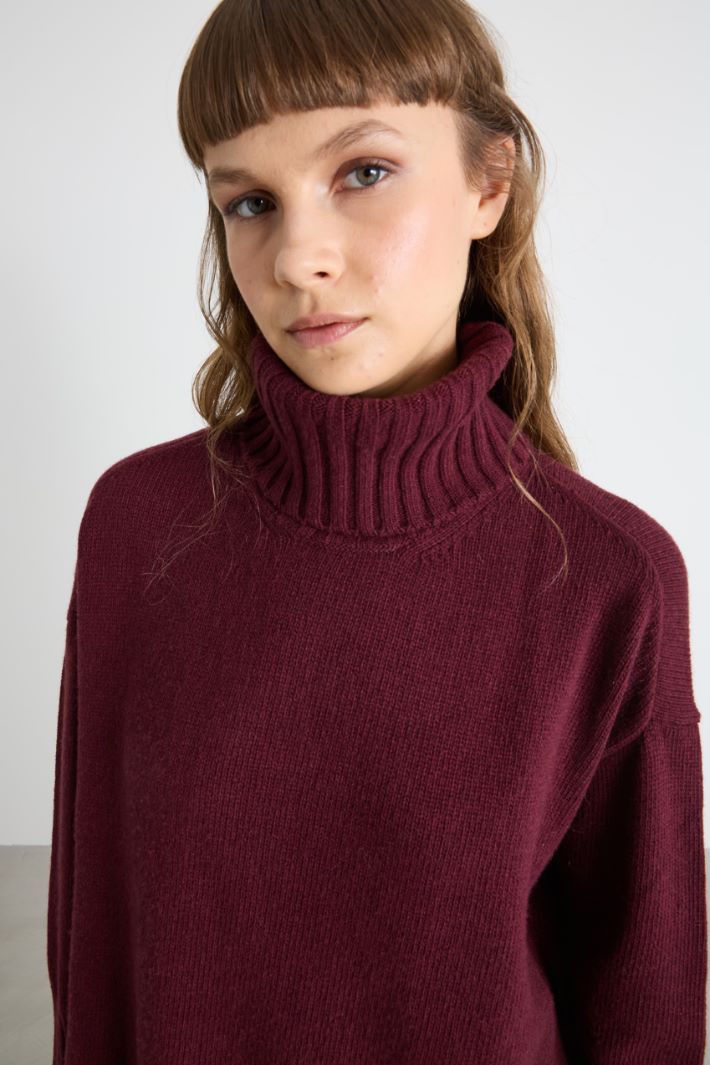 Oversized sweater with slits Intrend - 3