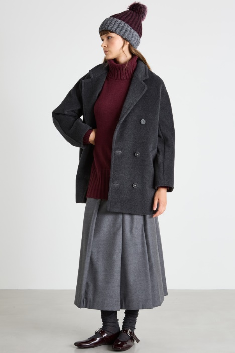 Oversized sweater with slits Intrend