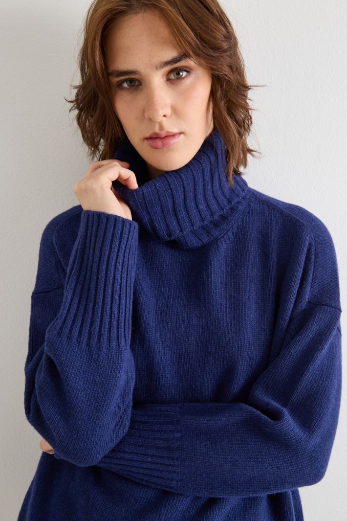 Oversized sweater with slits Intrend - 3