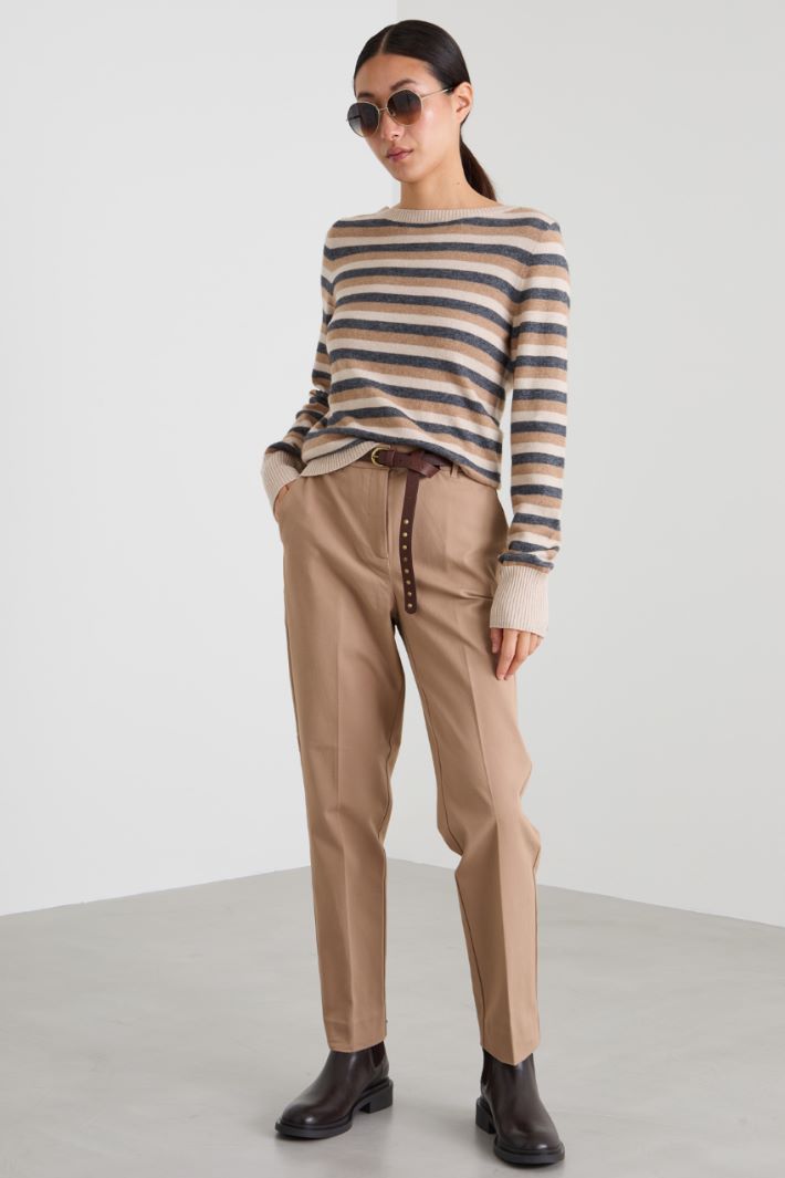 Wool and viscose blend sweater Intrend - 3
