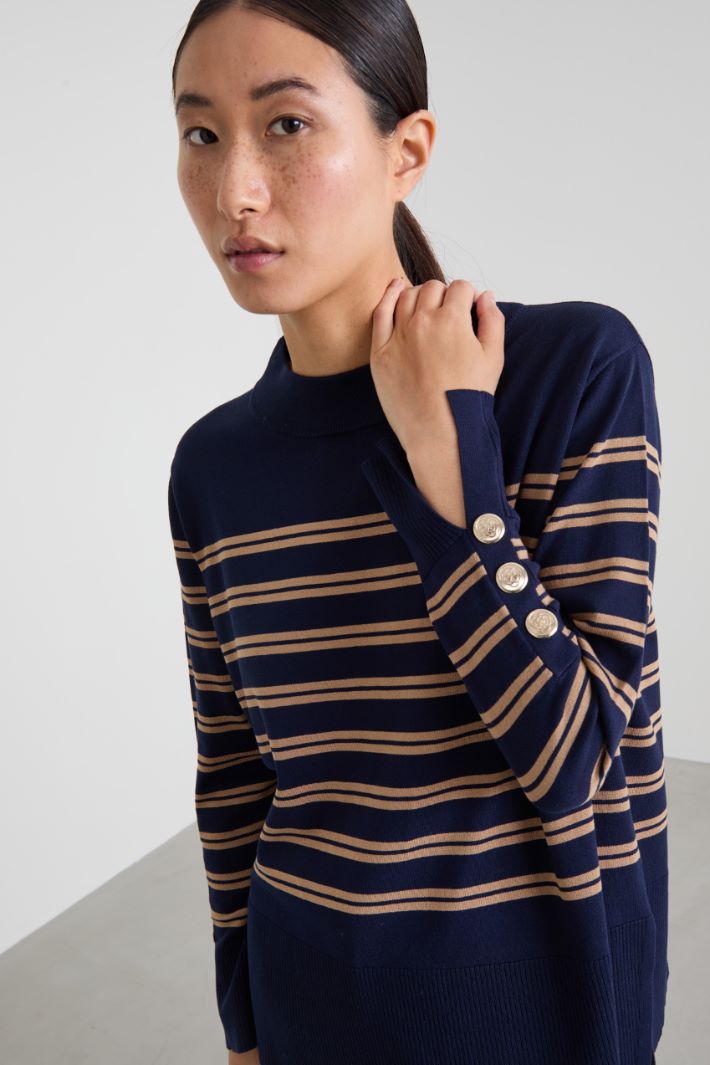Viscose blend sweater Intrend - 4