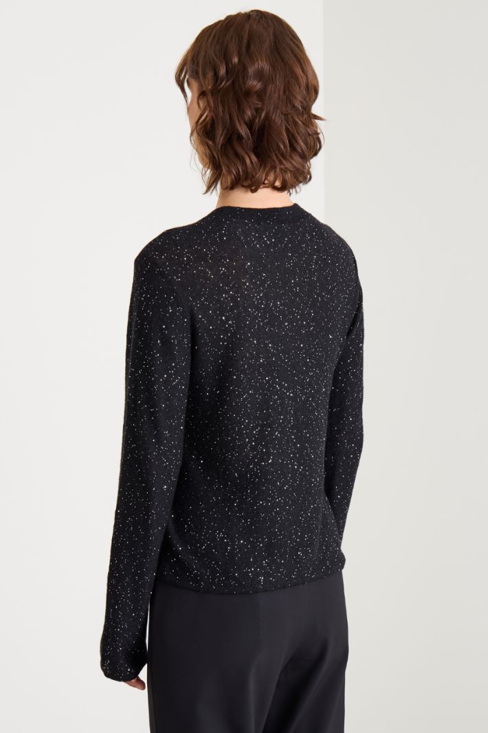Sequinned sweater Intrend - 4
