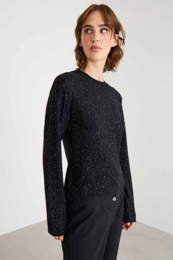 Sequinned sweater Intrend - 2