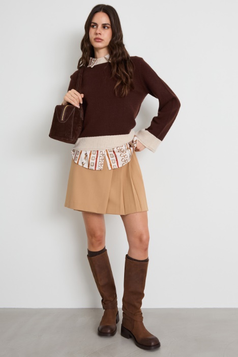 Sweater with contrasting profiles Intrend