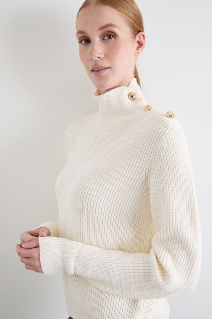 Maglia con bottoni sulla spalla Intrend - 4