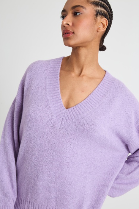 Maglia con scollo a V