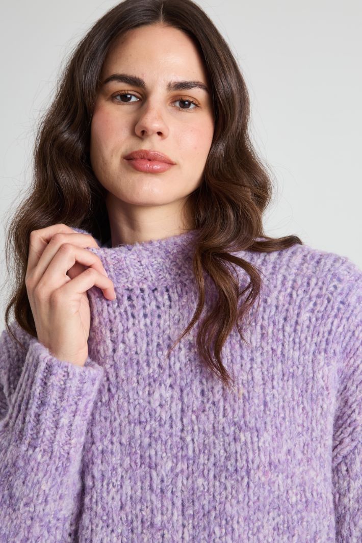 Oversized soft knit sweater Intrend - 4