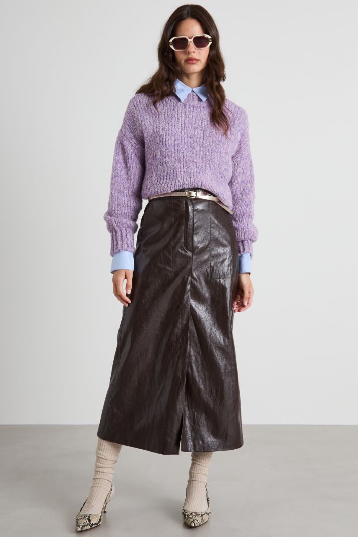 Oversized soft knit sweater Intrend - 3