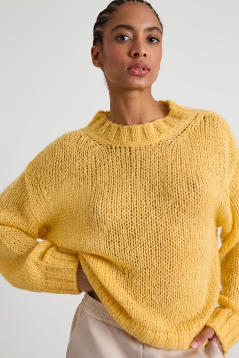 Maglia in misto mohair