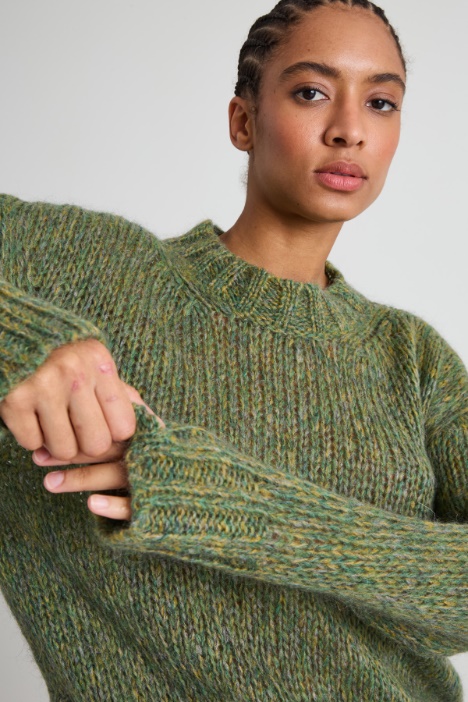 Suéter de mezcla de mohair