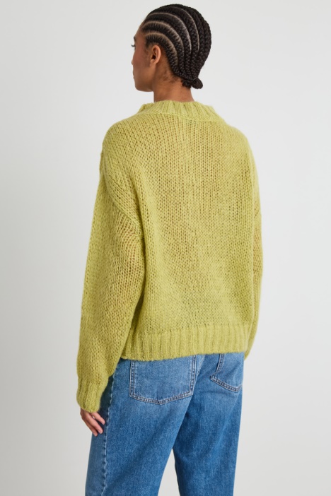 Maglia in misto mohair