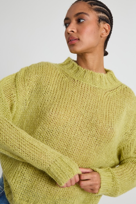 Maglia in misto mohair