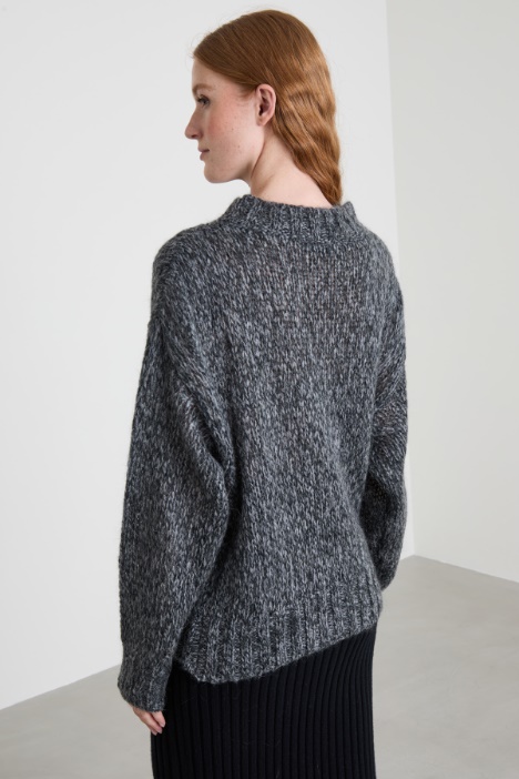Suéter de mezcla de mohair