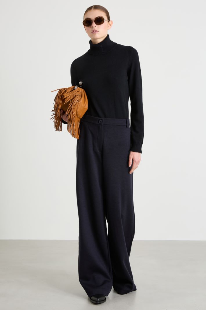 Wool and cashmere turtle-neck sweater Intrend - 3