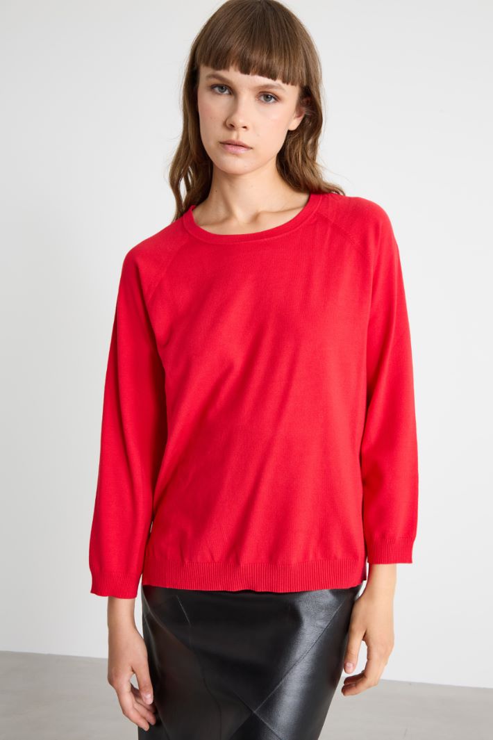 Sweater with raglan sleeves Intrend - 2