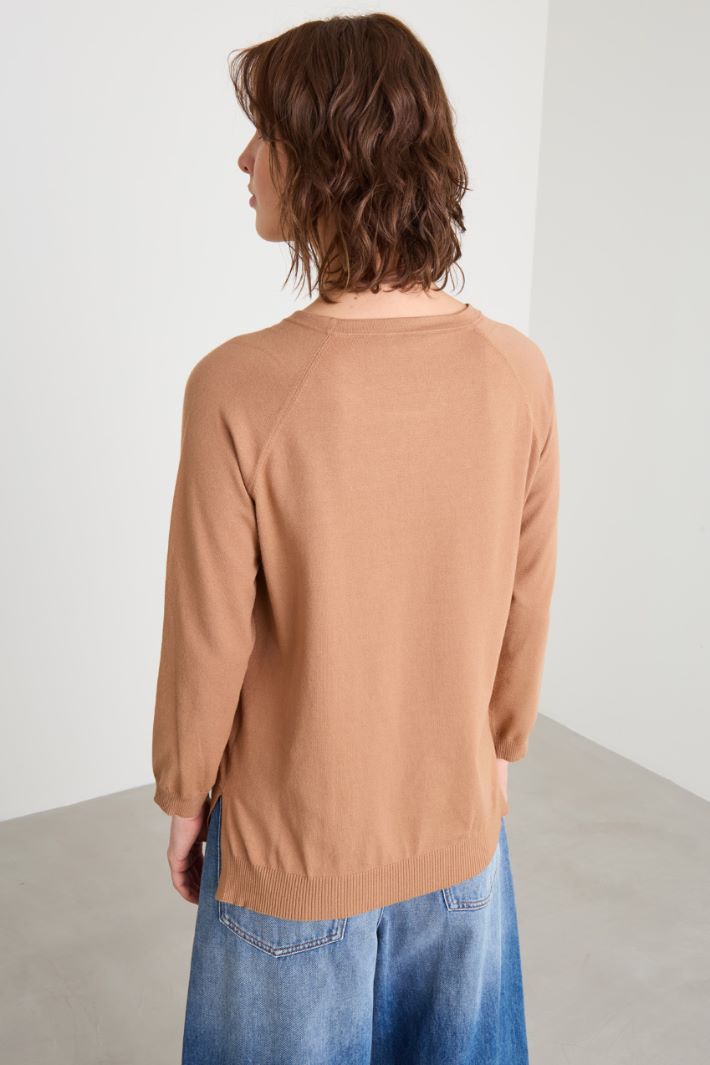 Sweater with raglan sleeves Intrend - 4
