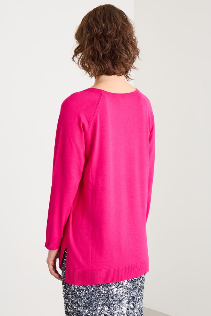 Raglan sleeve sweater Intrend - 4